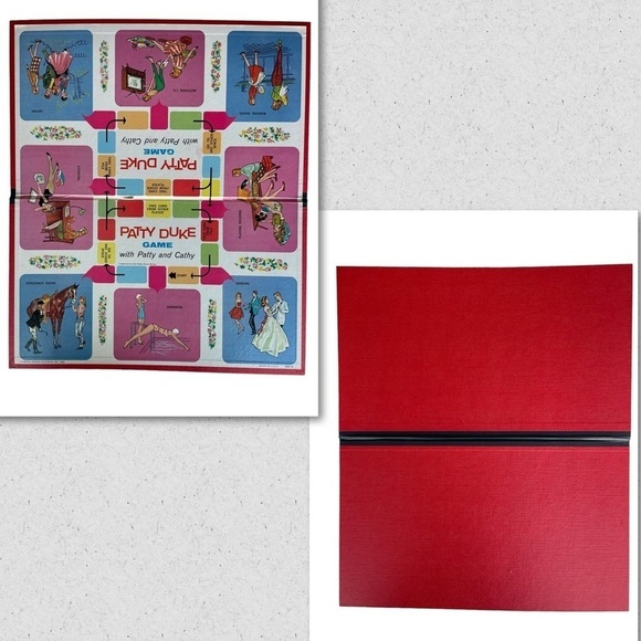 Milton Bradley Patty Duke Show Game Board 1963 Vintage Rare collectible #4211 - Picture 9 of 10